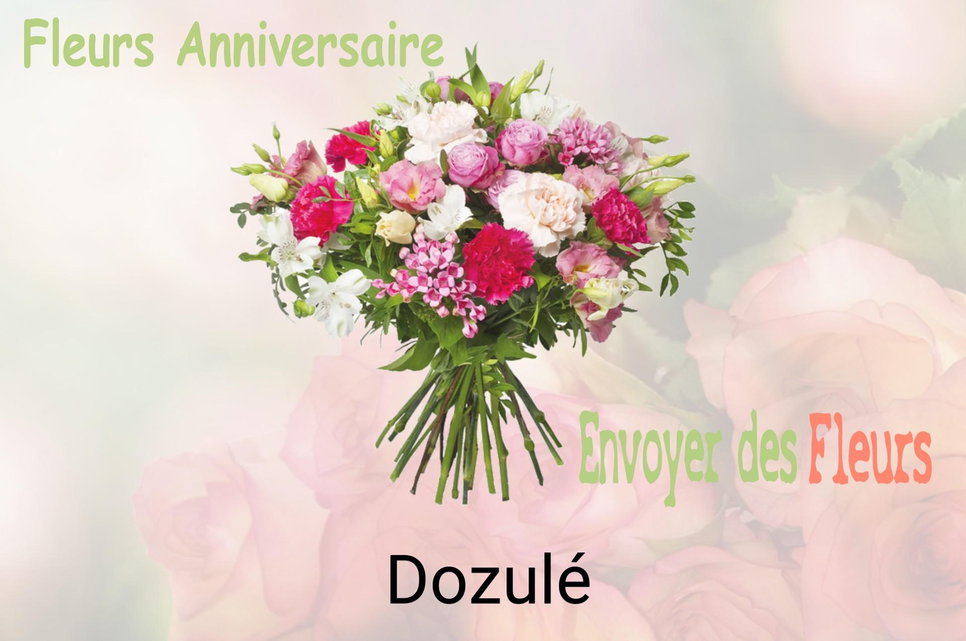 Bouquet de fleurs d’anniversaire livré à Dozulé